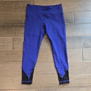 Stylish Purple and Black Women's Leggings